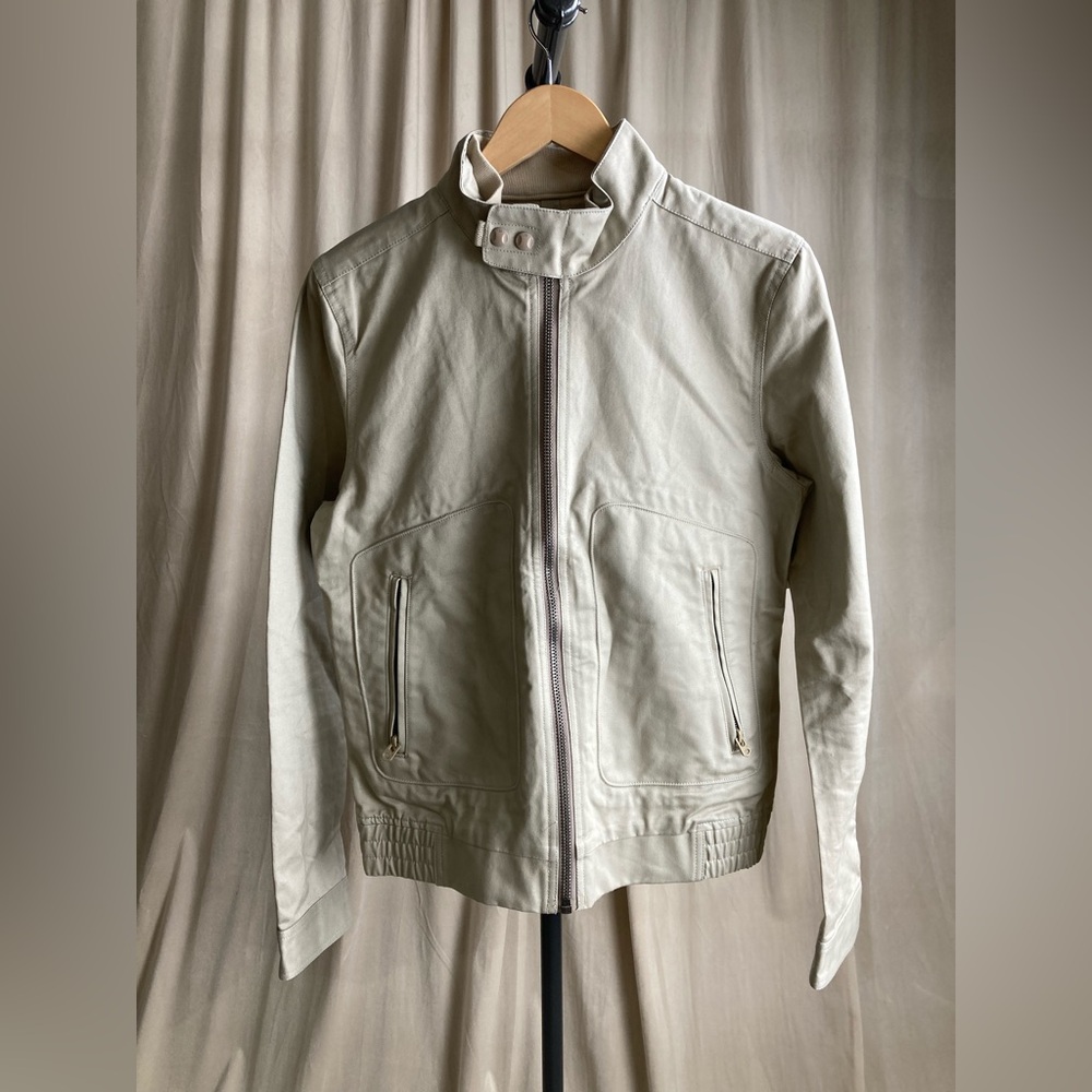 G-Star Tan and Gray Lightweight Shirt Jacket